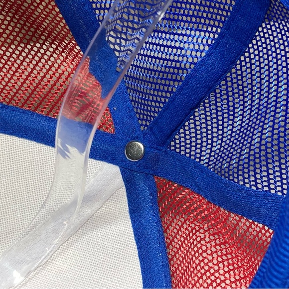 MLB Montreal Expos Size Med/Large ANNCO Tri-Color Mesh Snapback Trucker RARE - Picture 10 of 16